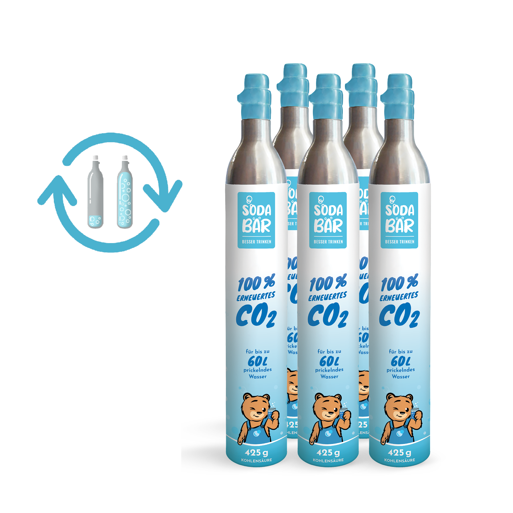 5er Tauschbox CO2-Zylinder