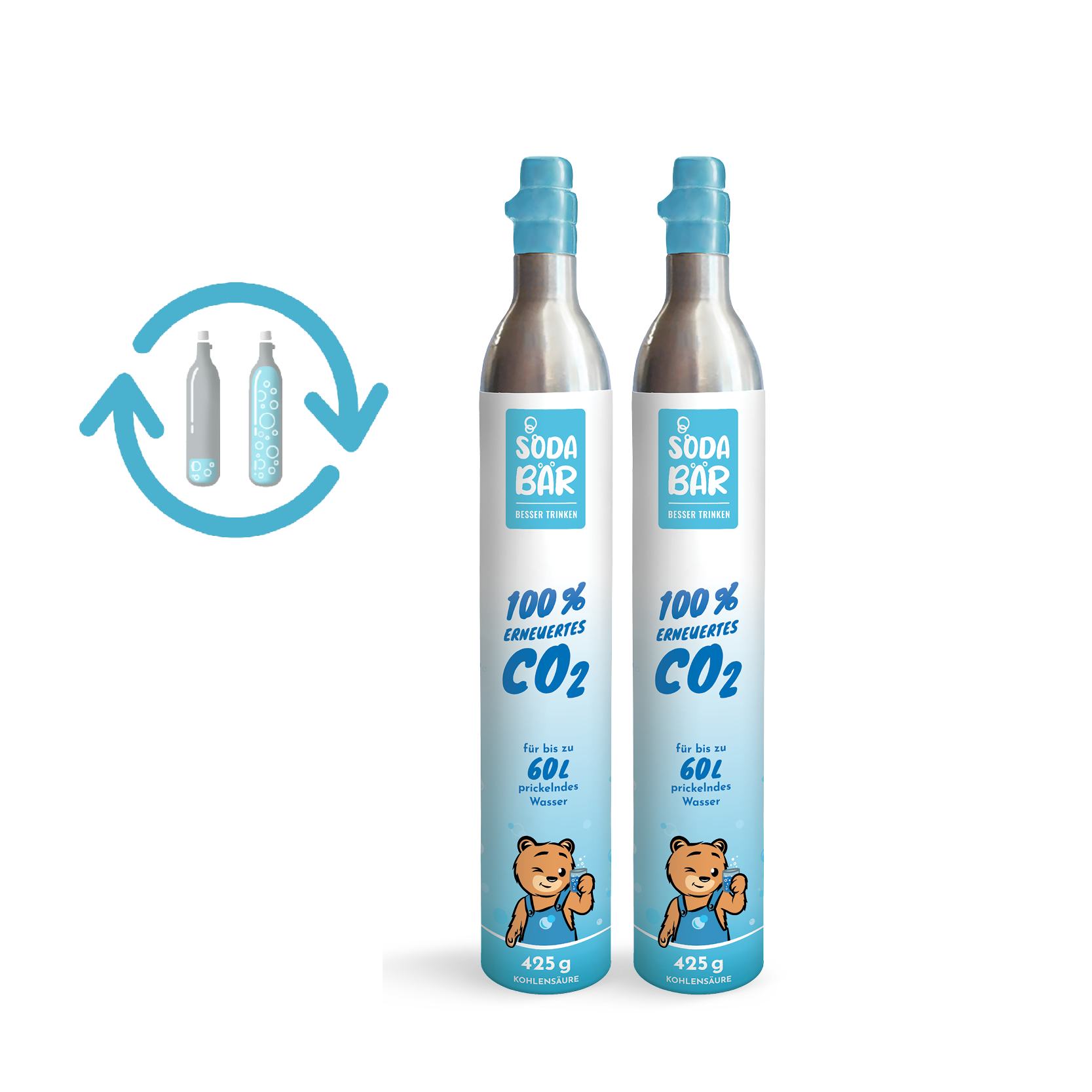 2er Tauschbox CO2-Zylinder